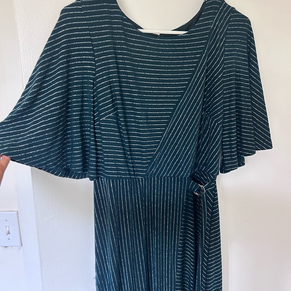 Green and Silver Dress